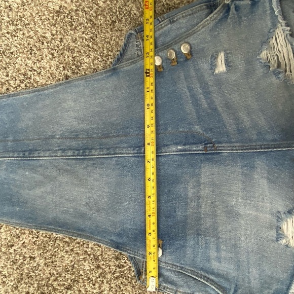 Zara Trafaluc Denim Blue Short Overall Romper Women’s size‎ XS - Picture 10 of 12